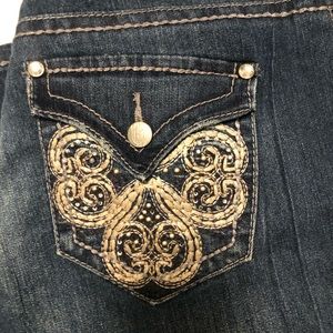 Bootcut nine west dark blue jeans size 29